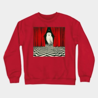 The Owl is not in the Red Room as it seems... Crewneck Sweatshirt